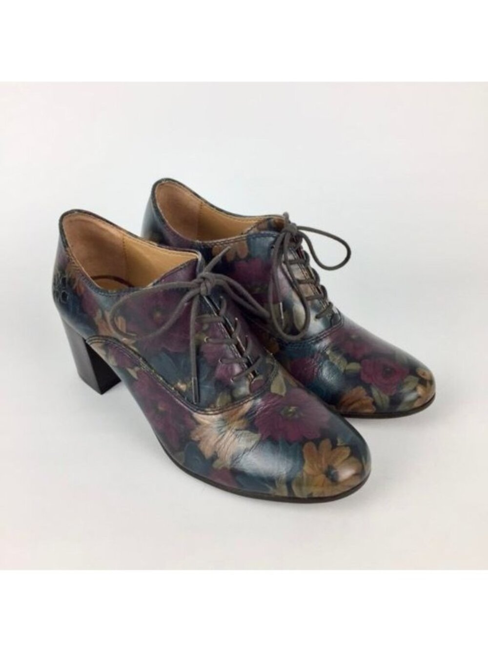 Patricia Nash Womens Mara Oxford Shooties Peruvian Painting Floral size 6.5